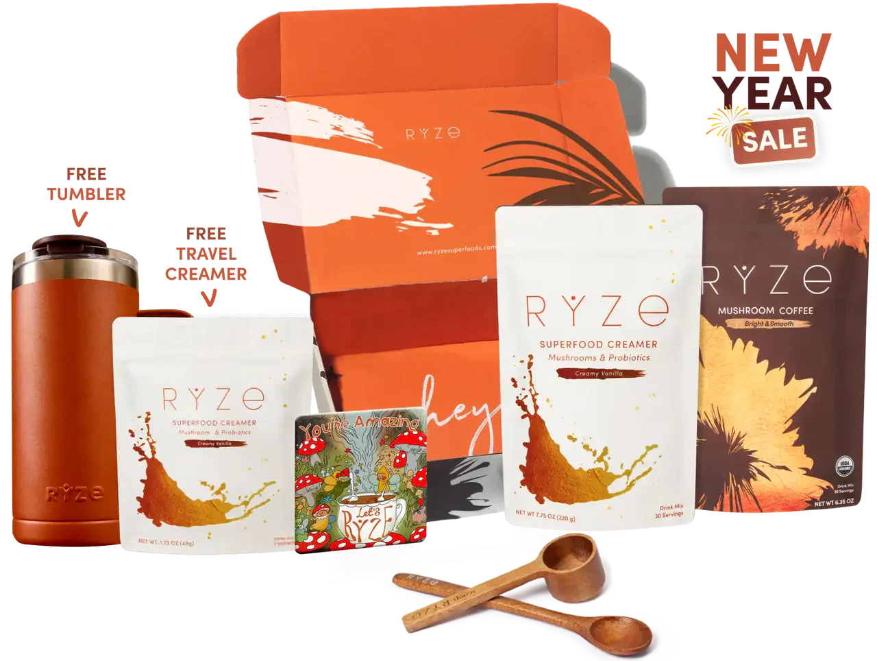 RYZE n Shine Bundle (Coffee + Creamer) | Dawn