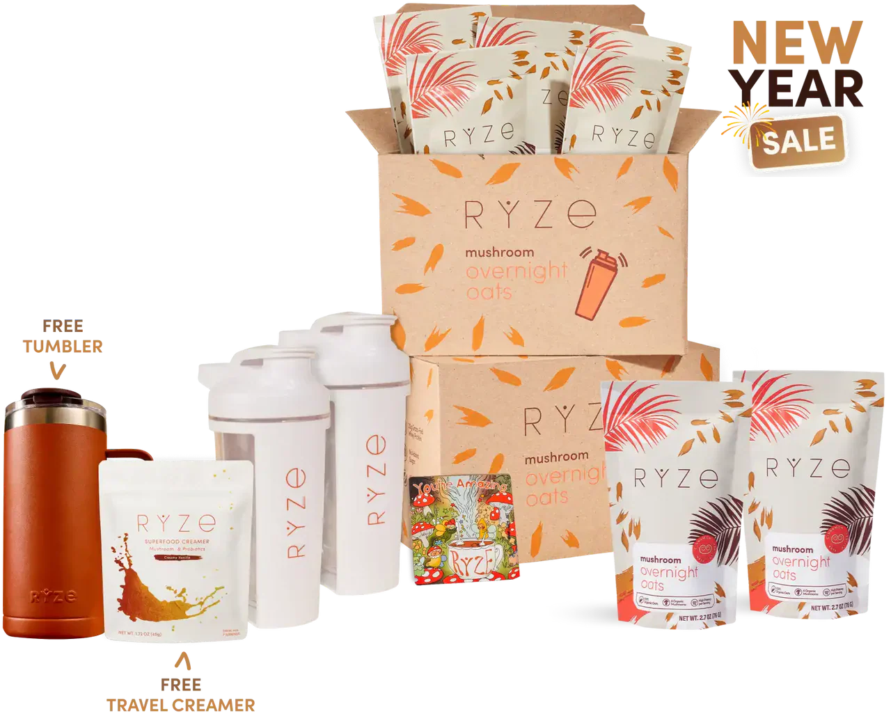 Mushroom Overnight Oats | Grove